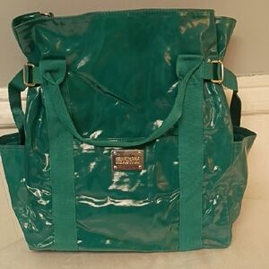 Kenneth Cole Teal Patent Tote Backpack